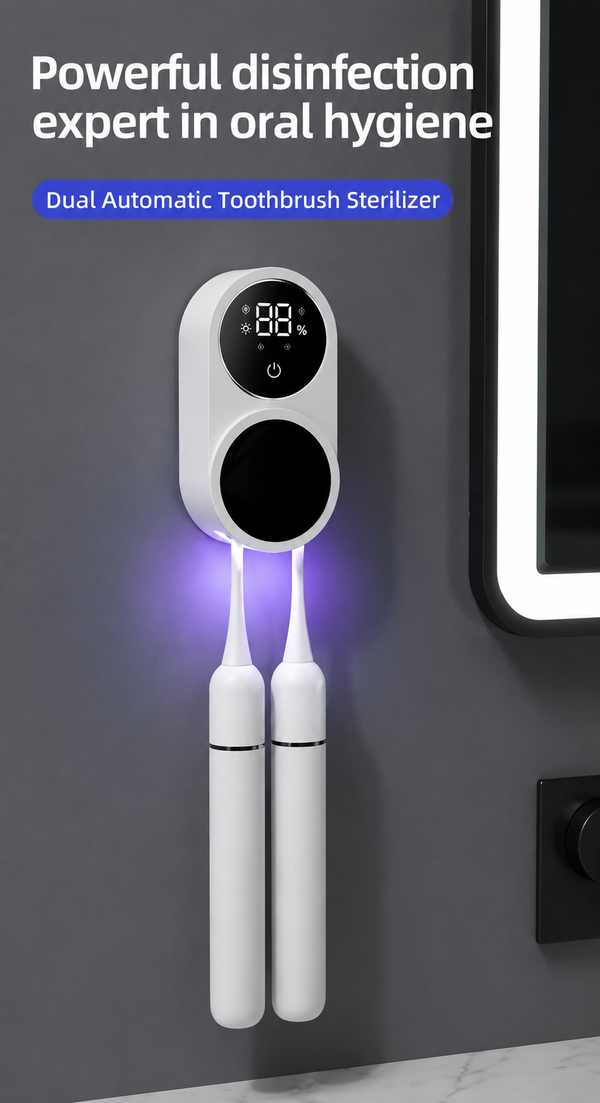 Dual Automatic Toothbrush Sanitizer