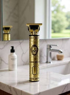 Gold Skull Professional Hair Trimmer – Cordless T-Blade Clipper