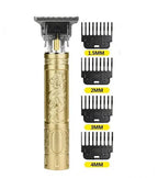 Gold Skull Professional Hair Trimmer – Cordless T-Blade Clipper