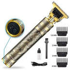Gold Skull Professional Hair Trimmer – Cordless T-Blade Clipper