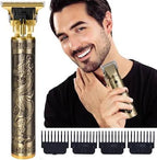 Gold Skull Professional Hair Trimmer – Cordless T-Blade Clipper